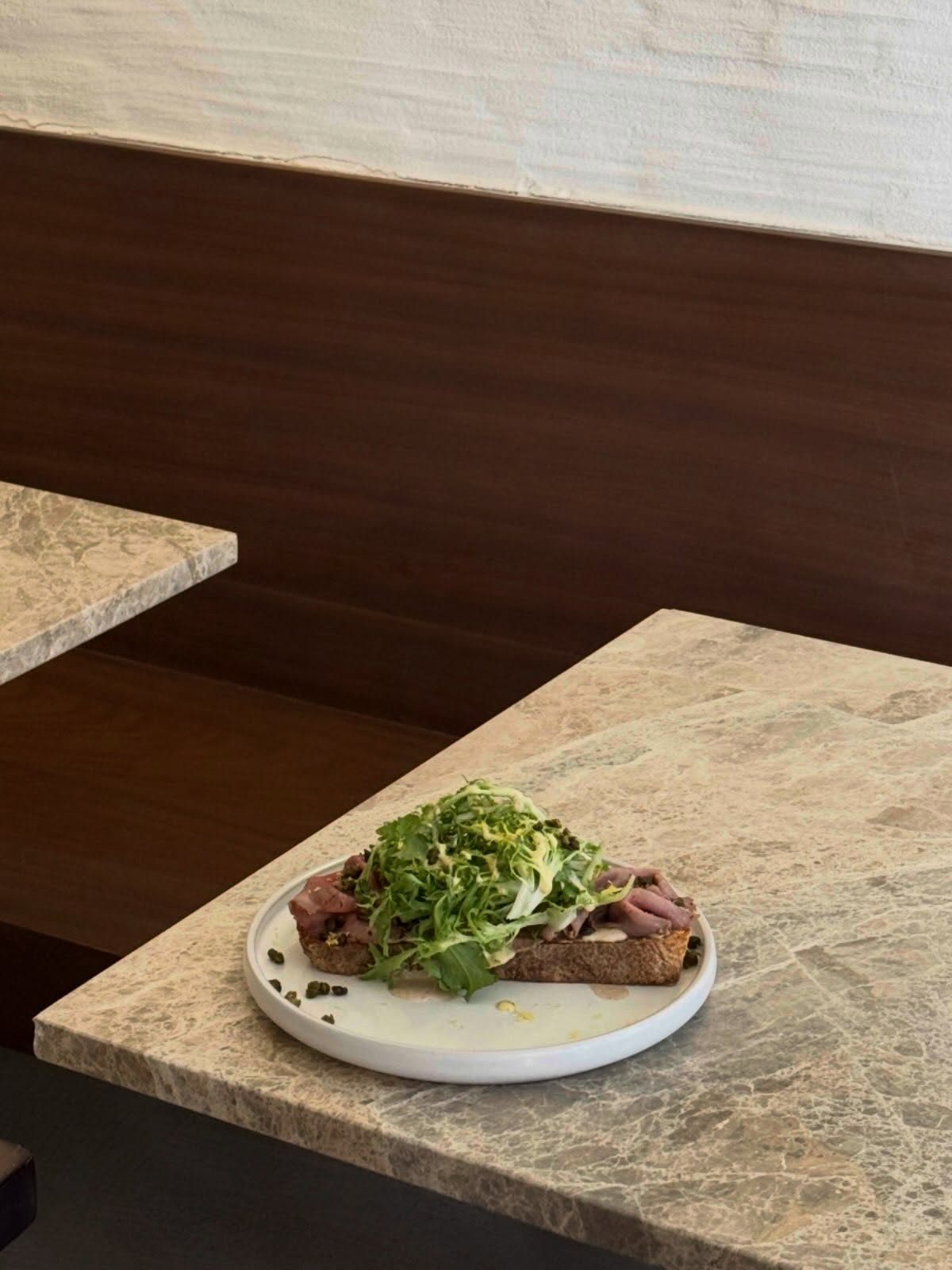 Vitello tonnato toast